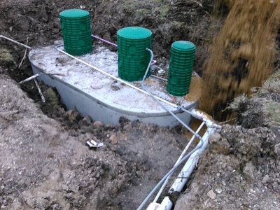 aerobic septic system tank clearstream installation replace caused ellis installed damage foundation county company